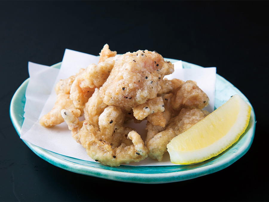 白ホルモンの唐揚げ