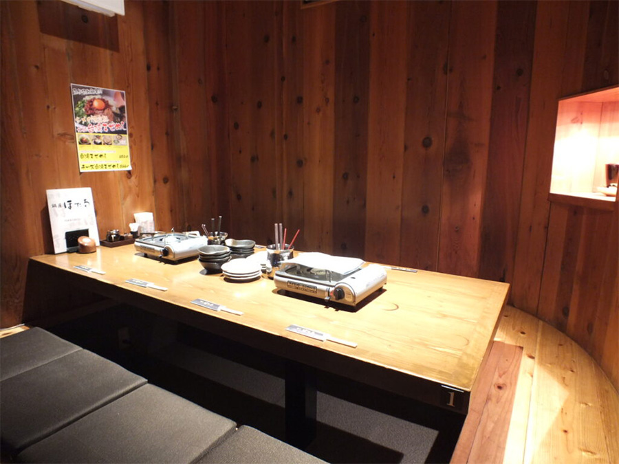 半個室 8名様まで 掘りごたつ